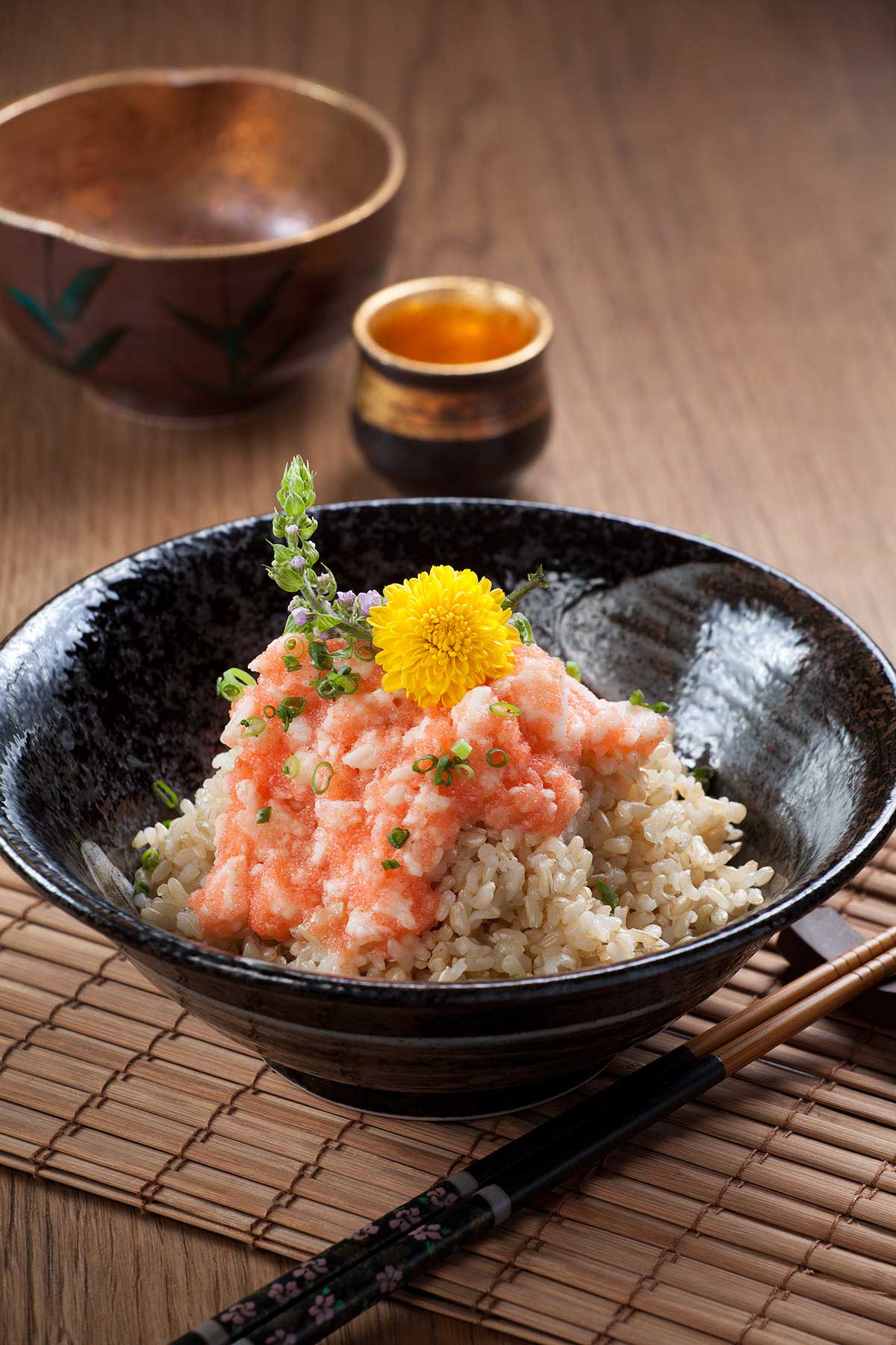 日式明太子山药拌饭