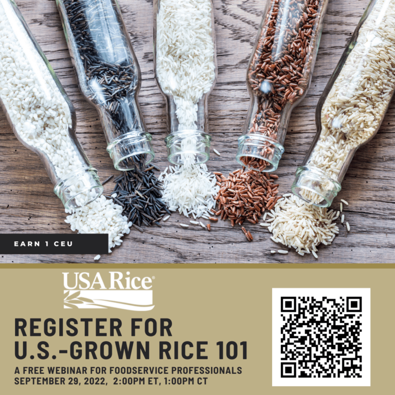 专业餐饮人高度评价美国稻米协会网络研讨会