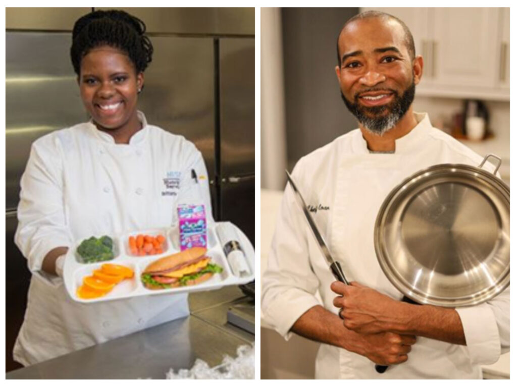 New to the roster: Chef Brittany Jones (left) and Chef Reggie Sloan