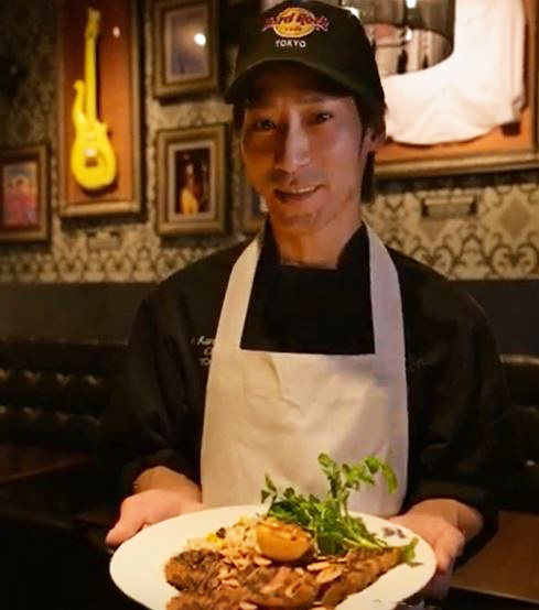 Presenting the Hard Rock Cafe entree made with U.S.-origin ingredients